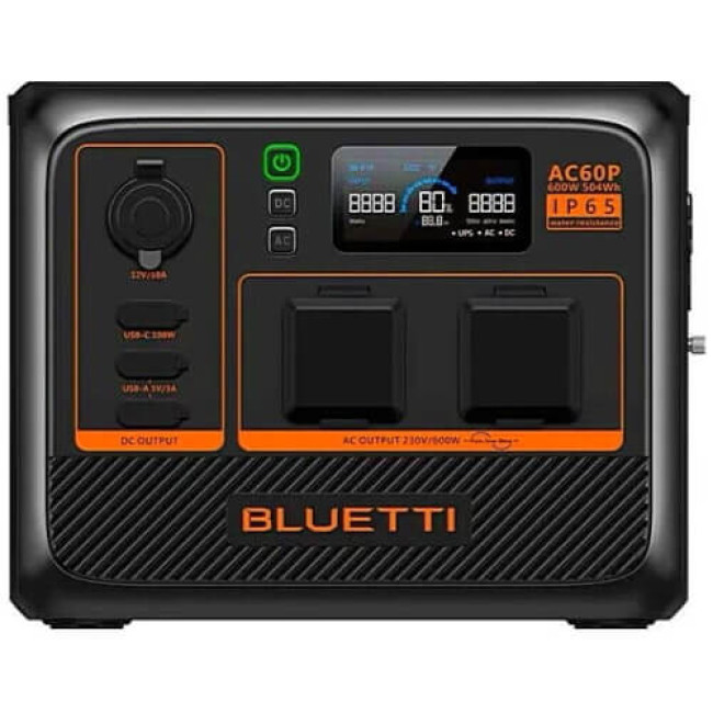 Зарядная станция BLUETTI AC60P 504Wh 600W (1 год гарантии)
