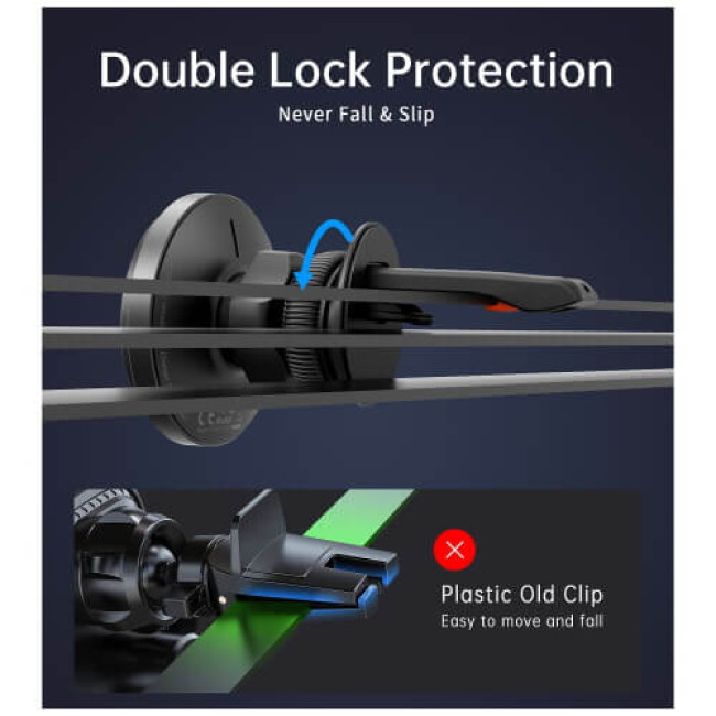 Зарядное устройство Choetech 15W Magnetic Сar Сharger Blue (T205-F)
