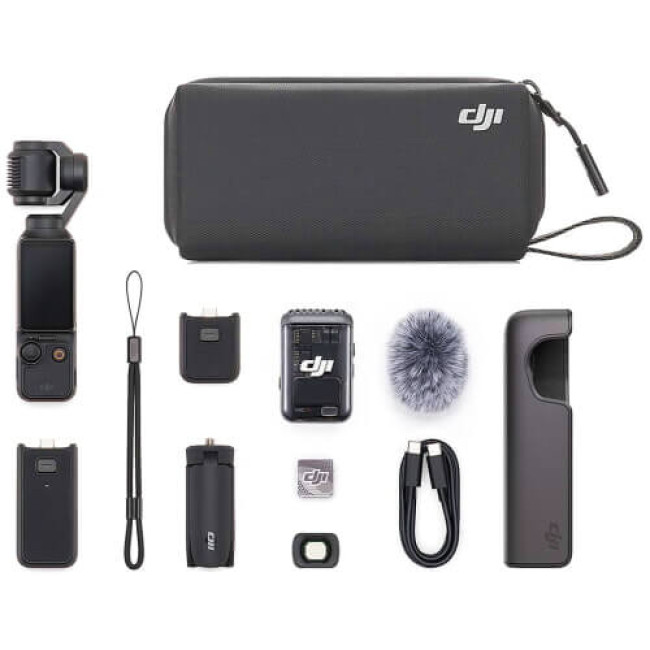 Экшн-камера DJI Osmo Pocket 3 Creator Combo (CP.OS.00000302.01) (1 год гарантии)