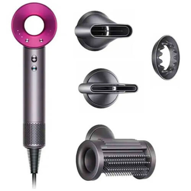 Фен Dyson HD15 Supersonic Nickel/Fuchsia (438985-01)
