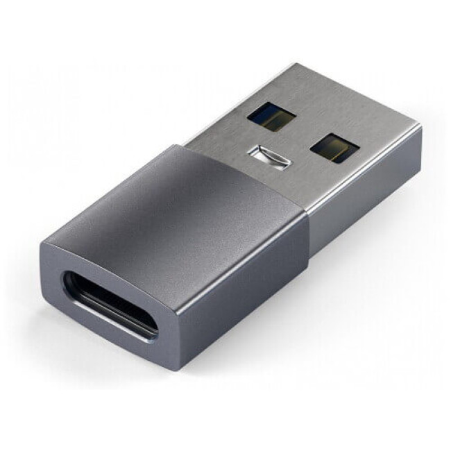 Адаптер Satechi Type-A to Type-C Adapter Space Gray (ST-TAUCM)