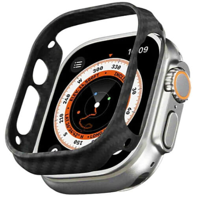 Чехол Pitaka Air Case для Apple Watch Ultra 49mm Black/Grey (KW3001A)