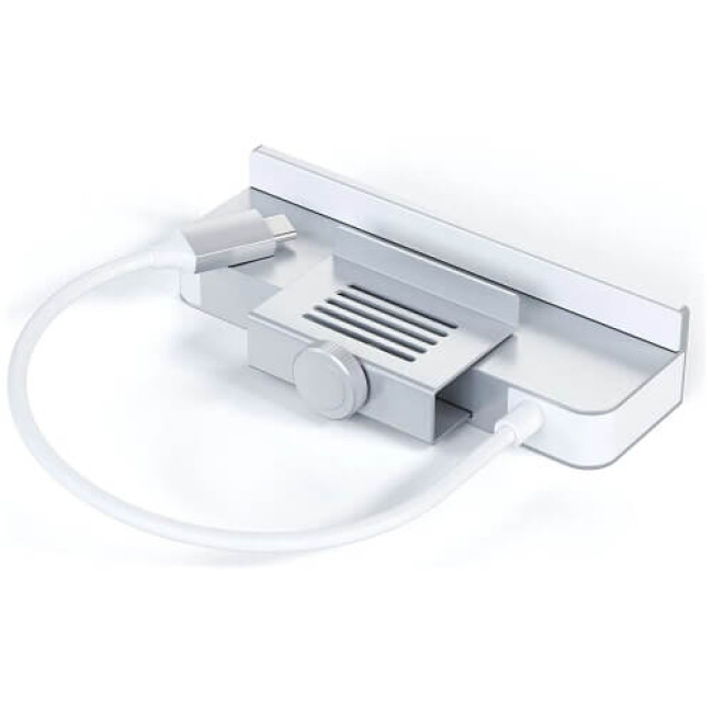 Адаптер Satechi Aluminum Type-C Clamp Hub Silver для iMac 24'' (ST-UCICHS)