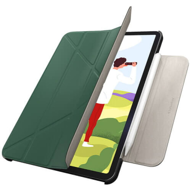 Чехол-книжка Switcheasy Origami for iPad Air 11''(M2)/Air 10.9''(22-20)/Pro 11'' (22-18) Pine Green (SPD219093PG22)
