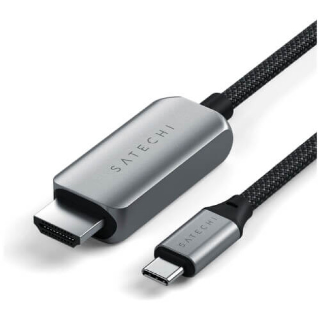 Кабель Satechi USB-C/HDMI 2.1 8K Space Gray (1.8 m) (ST-YH8KCM)