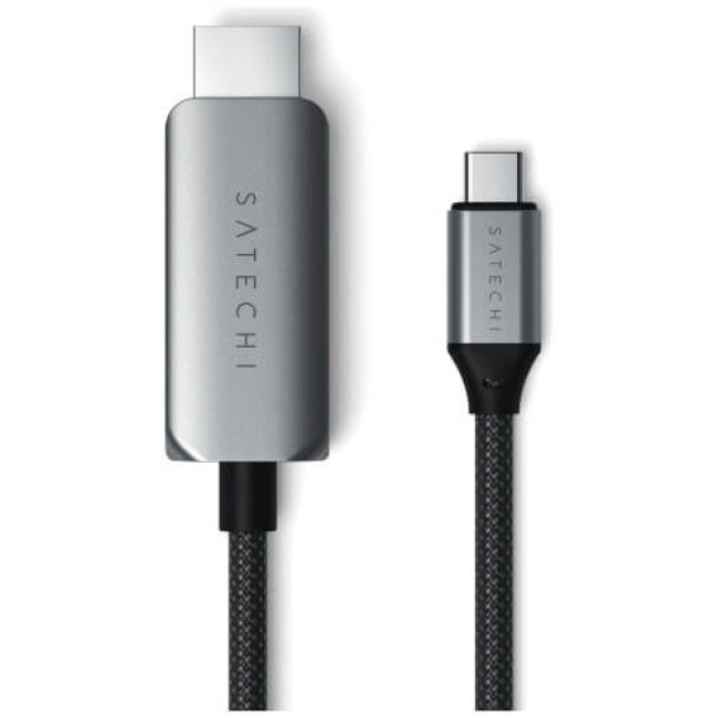 Кабель Satechi USB-C/HDMI 2.1 8K Space Gray (1.8 m) (ST-YH8KCM)