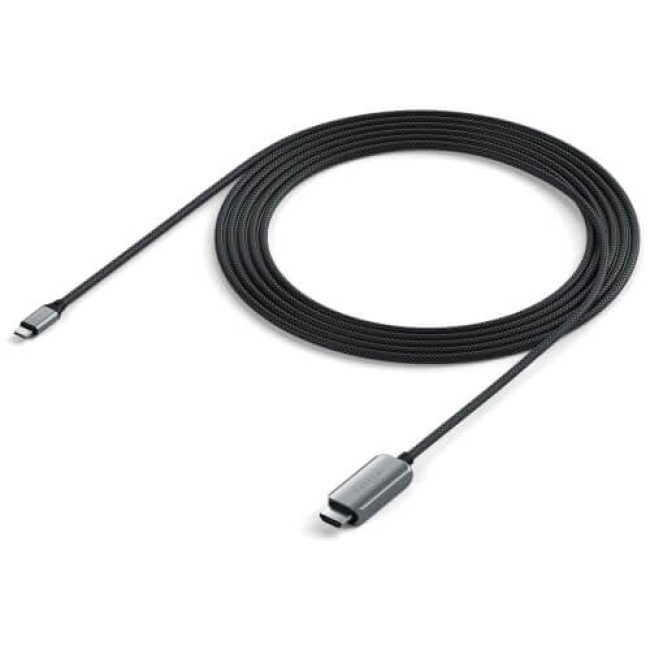 Кабель Satechi USB-C/HDMI 2.1 8K Space Gray (1.8 m) (ST-YH8KCM)