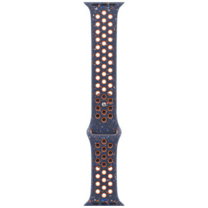 Ремешок Apple Watch 42/44/45/49mm Blue Flame Nike Sport Band M/L (MUV93)