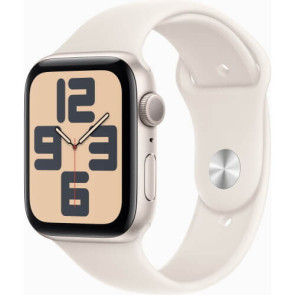 Apple Watch SE 2 2024 GPS 44mm Starlight Aluminium with Starlight Sport Band S/M (MXEU3)