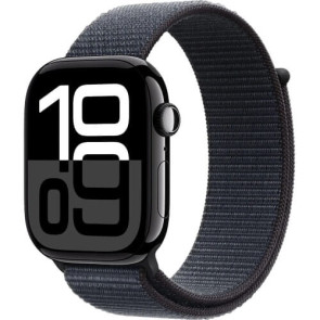 Apple Watch Series 10 46mm Jet Black Aluminium with Ink Sport Loop (MWWR3)