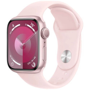 Apple Watch Series 9 41mm Pink Aluminium with Light Pink Sport Band M/L (MR943)