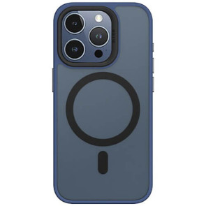 Чехол Blueo Frosted Anti-Drop Case для iPhone 15 with MagSafe Dark Blue (BK5934-I15DB)