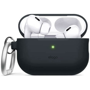 Чехол Elago Silicone Hang Case для AirPods Pro 2 Black (EAPP2SC-ORHA-BK)