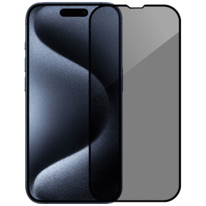 Защита экрана (стекло) Monblan для iPhone 15 Pro 2.5D Anti Peep 0.26mm (Black)