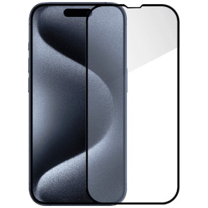 Защита экрана (стекло) Monblan для iPhone 15 Pro 2.5D Anti Static 0.26mm (Black)