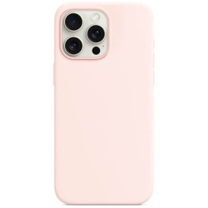 Чехол Monblan Magnetic Silicone MagSafe для iPhone 15 Pro Max Light Pink