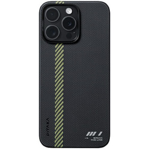 Чехол Pitaka MagEZ Case 5 для iPhone 15 Pro Break The Line (KI1501BTL)