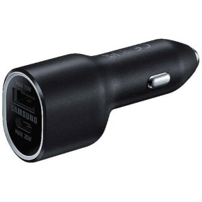 Зарядное устройство Samsung Car Charger USB+USB-C Super Fast 25W+15W Black (EP-L4020NBEGRU)