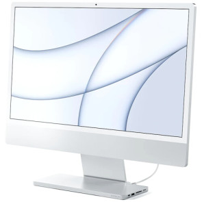 Адаптер Satechi Aluminum USB-C Slim Dock для iMac 24'' Silver (ST-UCISDS)