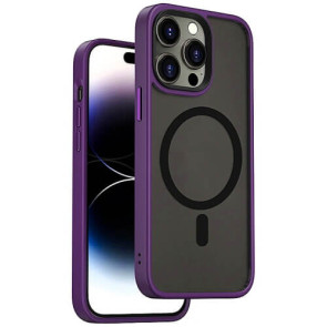 Чехол WiWU FGG-011 Magnetic Colorful Series для iPhone 15 Pro Purple