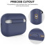 Чехол AhaStyle Silicone Case для AirPods Pro 2 with strap Midnight Blue (X003E41MYN)