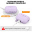 Чехол AhaStyle Silicone Case для AirPods Pro 2 with strap Lavender (X003E43NBX)