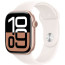 Apple Watch Series 10 46mm Rose Gold Aluminium with Light Blush Sport Band S/M (MWWT3)
