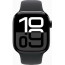 Apple Watch Series 10 GPS + Cellular 42mm Jet Black Aluminium with Black Sport Band S/M (MWX63)
