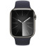 Apple Watch Series 9 GPS + Cellular 41mm Graphite Stainless Steel Case with Midnight Sport Band M/L (MRJ93)