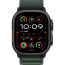 Apple Watch Ultra 2 Black Titanium with Dark Green Alpine Loop Small (MX4Q3)