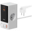 Зарядное устройство Baseus PowerCombo Digital PowerStrip 2AC+1U+1C+Retractable-C 65W Smart Version with 1.5m power cord