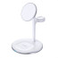 Беспроводное ЗУ Choetech Magnetic 3 in 1 magnetic Wireless Charging Stand White (T585-F)