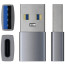 Адаптер Satechi Type-A to Type-C Adapter Space Gray (ST-TAUCM)