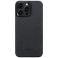 Чехол-накладка Pitaka MagEZ Case 4 Twill 1500D for iPhone 15 Pro Max Black/Grey (KI1501PM)